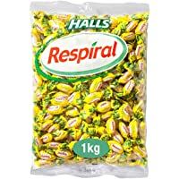 Respiral Halls - Caramelos Duros Sabor Limón y Mentol - Bolsa de 1000 g